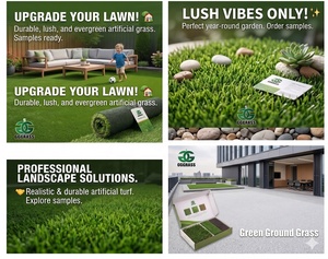 หญ้าเทียมสำหรับสนามฟุตบอลปรับแต่งได้ - Product Image 2