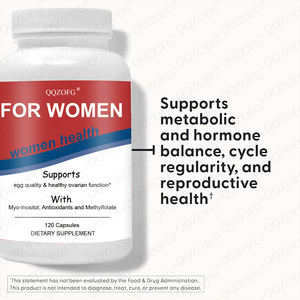 Kapsul wanita langsung dari pabrik dengan ekstrak biji anggur Folate Vitamin mendukung fungsi ologis sehat 120 Hitungan - Product Image 3