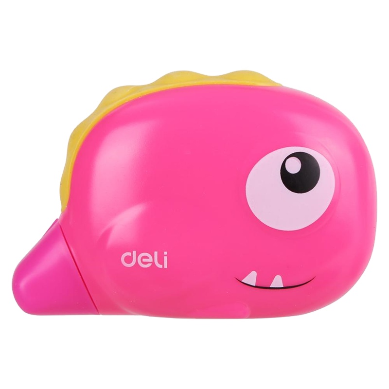 Цветная Корректирующая лента Deli H21001 в виде динозавра, 8 м, милая ошибка с ручкой, Корректирующее устройство для спины, розовые, зеленые школьные принадлежности