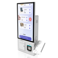 Kiosque de paiement Écran tactile capacitif de 21.5 pouces 10 points IP65 Machine de point de vente murale Terminal de commande automatique SDK Multi-OS