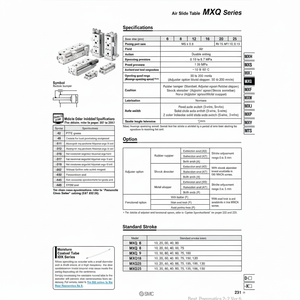 SMC Pneumatics Air Slide Table-Tabla de deslizamiento de aire, de, - Product Image 1