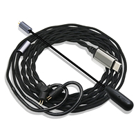 Auricular con cable con cancelación de ruido HD, con micrófono de brazo desmontable, 2 pines, 78, cable de actualización IEM para transmisión en vivo de deportes electrónicos