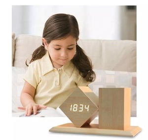 Đồng Hồ LED Kèm Bút Báo Thức, Đồng Hồ Để Bàn Màn Hình Kỹ Thuật Số LED Điều Khiển Âm Thanh Điện Tử Hiện Đại BT002 - Product Image 5