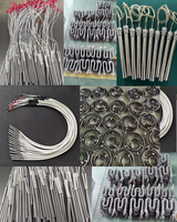 Cartouche chauffante personnalisée haute température à combustion sèche en acier inoxydable pour four à granulés de biomasse, tube de chauffage d'allumage