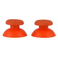 EXtremeRate Joysticks analogiques 3D de remplacement orange pour manettes PS5 PS4 Slim Pro – Capuchons de stick analogique