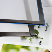 Dossier de présentation magnétique en PVC transparent A4 de la marque UCI, facile à appliquer, multicolores, certifié EN71