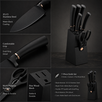 Ensemble de couteaux de cuisine personnalisés avec manche creux, couteau de chef pour couper, outils de cuisine