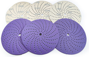 150mm yapıştırıcı aşındırıcı kağıt mor seramik zımpara aşındırıcı zımpara diski aşındırıcı araçlar - Product Image 3