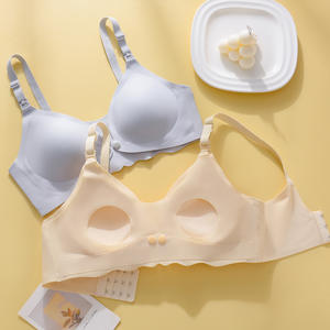 <span class=keywords><strong>Soutien</strong></span>-<span class=keywords><strong>gorge</strong></span> d'allaitement à bouton avant, sous-vêtements de maternité <span class=keywords><strong>grande</strong></span> <span class=keywords><strong>taille</strong></span>, confortable, sans couture, <span class=keywords><strong>soutien</strong></span>-<span class=keywords><strong>gorge</strong></span> d'allaitement post-partum - Product Image 3