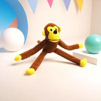 Jouet interactif pour chien en forme de singe, couineur, à mâcher, pour l'entraînement et le nettoyage des dents, pour le jeu autonome, vente en gros usine
