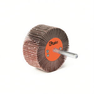 Roue à lamelles abrasives Ttake 40x10 mm, tige de 6 mm, grain 80, pour le meulage des métaux - Product Image 2