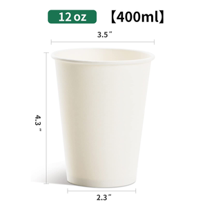 Factory Disposable Biodegradable Double Wall Hot <b>Coffee</b> Paper Cup Multiple Color Drinking Craft Water Based Aqueous Coating Cup - Product Image 5