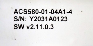 ACS580-01-04A1-4 ACS580 ซีรีส์ 15kW 380-480V IP21 PLC - Product Image 3