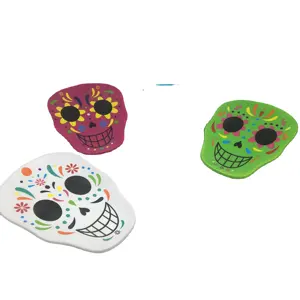 DAY OF DEAD SUGAR SKULL Ceramic Plate Dish