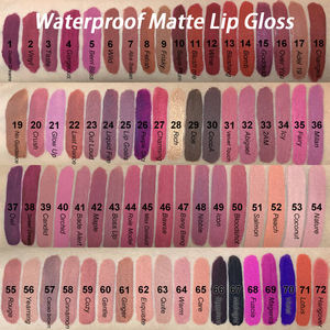 Brillo Labial de Acabado Húmedo de 5.5ml de Marca Privada, Lápiz Labial Mate Impermeable de 24 Horas con Tubos de Brillo Labial Esmerilados - Product Image 6