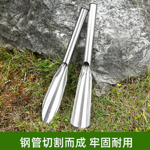 Green Smooth Stainless Steel Shovel 2325 Garden Spade For Digging Planting Home Use - Product Image 3
