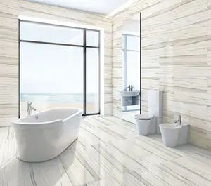 Azulejos de cerámica blanca para pared y suelo, baño, cocina, Hotel, China, alta calidad