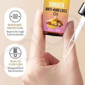 Aceite de Tratamiento Capilar de Jengibre Luxfume, Natural, Anticaída, Previene la Calvicie, Crecimiento Rápido, Nutritivo para Cabello Seco y Dañado - Product Image 3