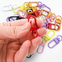 Fermoirs en métal à griffe de homard, lanières pivotantes, gâchette, crochets à pression, sangle pour porte-clés, porte-clés, sacs de bricolage, résultats de bijoux, artisanat