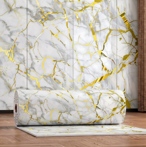 Self Adhesive PVC Wallpaper Waterproof Wall Tile Sticker Roll Indoor Wall Decor - Product Image 5