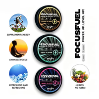 Complément alimentaire OEM Hot Brain Focus Fuel Energy Pouch avec formule aux champignons, sachet de caféine
