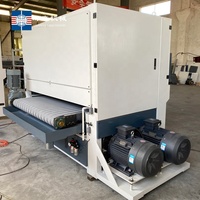 Machine à poncer à bande large automatique à haute rigidité en acier inoxydable de 1500 mm, moteur de 56 kW pour le meulage et le polissage de surface