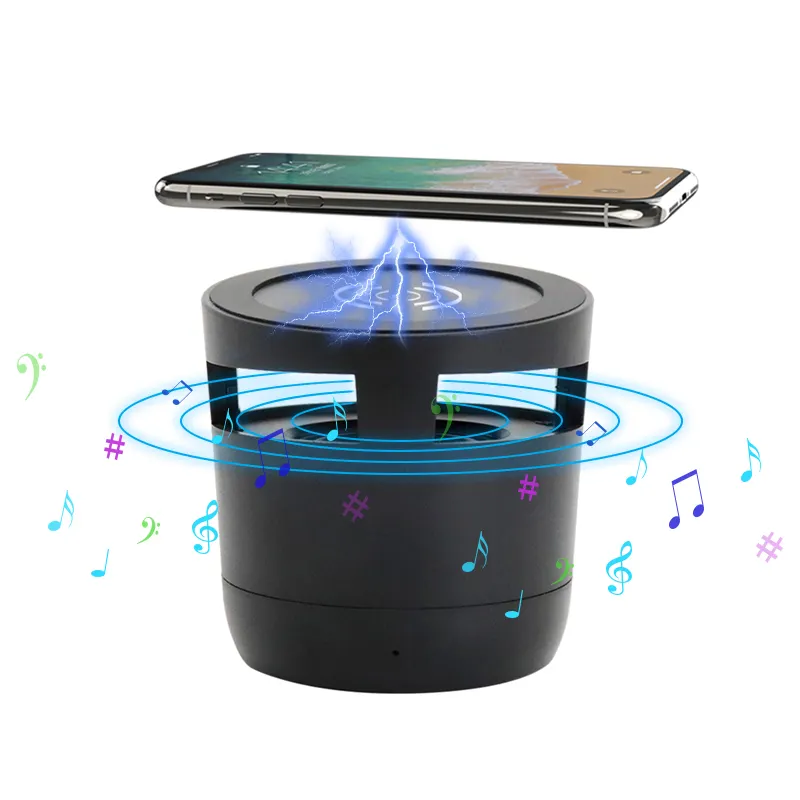 China Factory Direct Sale Bluetooth Speaker Portable Music Sound Box Wireless Charger Speakers Bluetooth for iPhone Samsung
