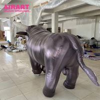 Costume de taureau gonflable produit en usine, costume de taureau gonflable pour adultes pour activités de plein air
