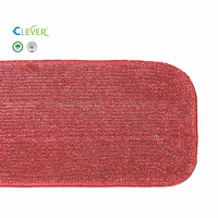Fournitures de nettoyage industriel : Têtes de balai serpillère microfibre personnalisées pour usage commercial, balais plats humides et secs, tampons de rechange pour balais de sol
