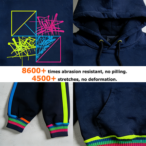 Sudaderas con Capucha Personalizadas de Alta Gama para Hombre, Estilo Vintage, de Algodón Sólido, con Serigrafía, Tejido Francés Transpirable de 420 g/m², de Fábrica de Ropa - Product Image 2