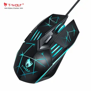 Wired Gaming Mouse RGB USB 6400 DPI Wired Mouse RGB Gamer Computer Mouse For Desktop