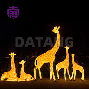 Lumières à motif de Noël, sculpture d'animal girafe pour exposition en extérieur - Product Image 2