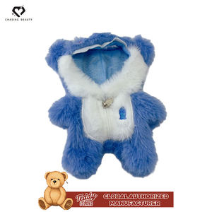 Teddy ISLAND Abbigliamento in Peluche Personalizzato con Cappuccio a Forma di Elefante Blu Autorizzato Globalmente - Product Image 6