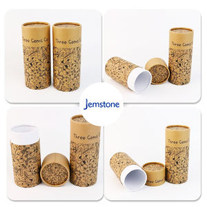 Estilo personalizado de fábrica al por mayor caja de tubo de papel Kraft tubo de embalaje de papel reciclado - Product Image 6