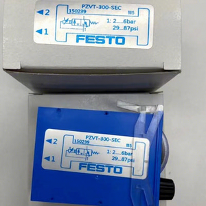 ตัวตั้งเวลาแบบปรับได้ Festos 150238 PZVT-30-SEC 2-30 วินาที 2-6 บาร์ เกลียวตัวเมีย M5 ติดตั้งด้านหน้า - Product Image 1