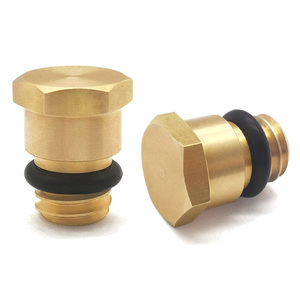 Tapón de Drenaje Separador de Agua y Combustible de Latón, Machinado por CNC, Hexagonal, con Sello de Junta Tórica, Compatible con Motor Diésel Ford 6.0L 2003-2007 - Product Image 6
