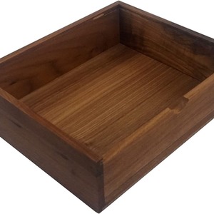 Caja de almacenamiento de madera rectangular de nogal, caja de regalo hecha a mano para fotos, anillos, joyas, organización - Product Image 3