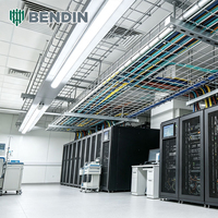 Caisse de câblage en treillis métallique galvanisé à grille ouverte avec conception de disposition flexible pour les systèmes de routage de câbles réseau en entrepôt