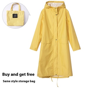 Imperméable long pour hommes et femmes coupe-vent pour adultes pour les voyages style coréen-japonais-européen-américain pour <span class=keywords><strong>Amazon</strong></span> transfrontalier - Product Image 6