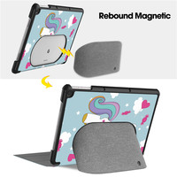 Usine En Gros De Luxe En Cuir Tri-fold Stand 11 Pouces Housse De Protection Pour 2023 Google Pixel Tablet Pc
