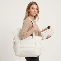 Sac à langer d'été en polyester expansé respirant et isolant, très populaire, pour femme, mode maman, pour les sorties, réduction de la charge, pliable