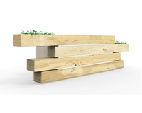 Bureau de réception modulaire extensible moderne en bois, prix compétitif et de qualité