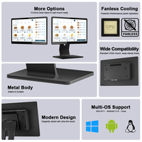 Sistema POS de 15.6 Pulgadas de Diseño Moderno, Sin Ventilador, Directo de Fábrica, con Windows 11, Soporte VESA y Cuerpo de Aluminio