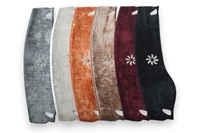 Tapis de tableau de bord et de console centrale de luxe antidérapant en peluche moelleuse brodé pour Kia Sportage Auto