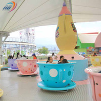 Manèges de fête foraine, attractions de parc d'attractions extérieur personnalisées, manèges à tasses rotatives pour la famille, manèges à tasses à café, manèges à tasses à thé