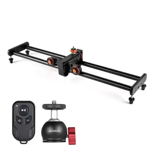 Kit de caméra vidéo Dolly, appareil à curseur pour voiture, 3 vitesses réglables, 60cm/23,6 pouces, sur Rail, nouveau modèle