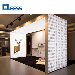 China <strong>Suppliers</strong> <strong>Portable</strong> Aluminum Tension Fabric Light Box Stand <strong>Backdrop</strong> Led Backlit 20Ft X 20Ft Tradeshow Display Booth - Product Image 1