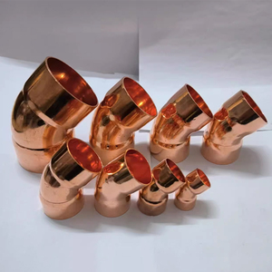 Chất lượng cao 45 độ tp2 khuỷu tay phụ kiện dày tường mịn bề mặt cho HVAC & hệ thống lạnh - Product Image 5