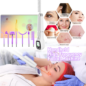 เครื่องนวดหน้าแบบพกพา 7 in 1 Alta Frecuencia สำหรับบำบัดผิวด้วยคลื่นความถี่สูง พร้อมหน้าจออัจฉริยะ Darsonval ขายส่ง - Product Image 1