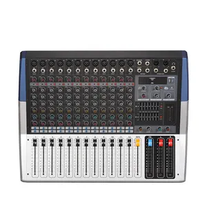 Mixer Audio 12 Saluran, Mixer Audio BT Nirkabel, Konsol Mixer Suara Audio SD/USB Karaoke Kualitas Tinggi